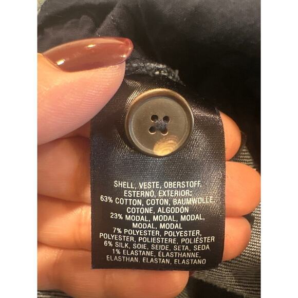 Essential trouser Anthropologie blue denim pocket jeans size 8 - Picture 7 of 7